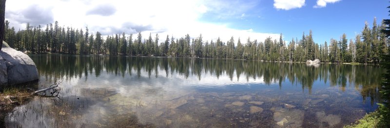 Lost Lake. A gorgeous natural alpine lake on the edge of Desolation Wilderness.