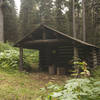 Kootenai Cabin at end of trail.