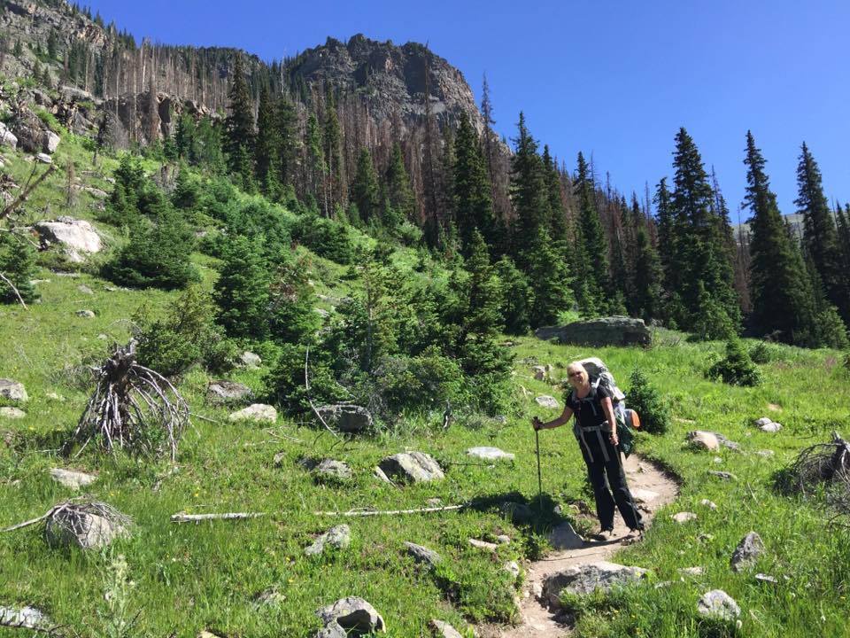 Heading to Tonahutu Meadows