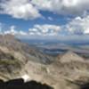 Panorama from top of Static Peak toward Buck Mountain.