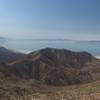 South west view of the Great Salt Lake from the top of Frary Peak.
