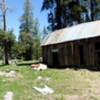Abandoned cabins at Miller Meadows.