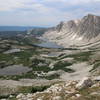 View on the way up to Medicine Bow Peak.