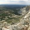 View from the top of Medicine Bow Peak.