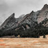 First snow of the year in the Flatirons.