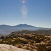 View of Middle Peak, Cuyamaca Peak and Mount Gower from the false Mount Gower with permission from 100peaks 100peaks.com