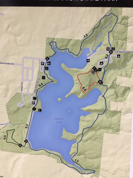 Map of the trail.