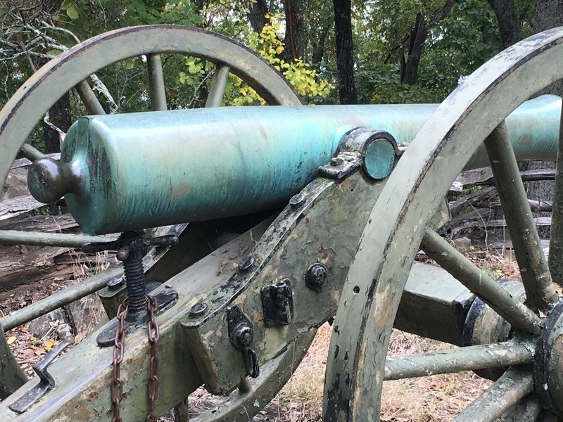 Cannon on Little Kennesaw mountain.