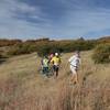 Runners traverse the Yellow Loop during the Ridgeline Trail Races.