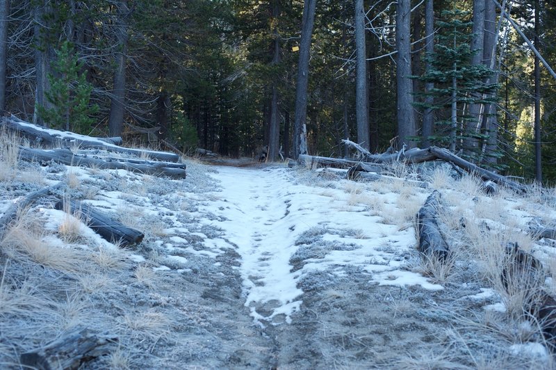 Snow and ice can cover the trail in the late fall, so be prepared for slick conditions.