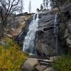Foresta Falls in the fall, after a rainstorm had passed through the Yosemite area, re-vitalizing the waterfalls.