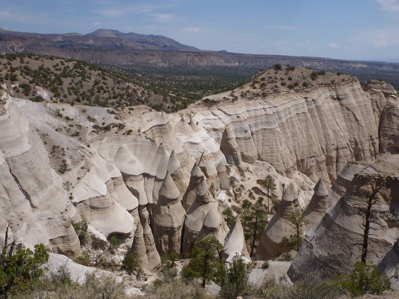 The incredible tent rocks.