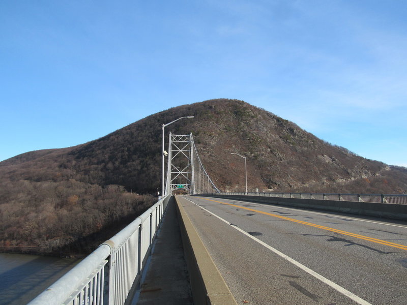 View from Bear Mountain Bridge to Anthony's Nose