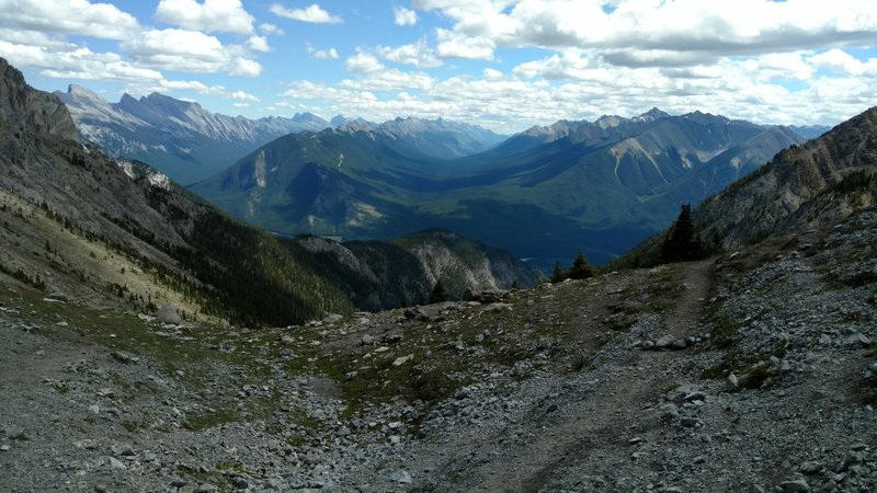 The view atop Cory Pass is a welcome reward for the ruthless climb on ...