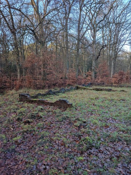 Remnants of the Beekhuizen homestead. | Deel ruïne hoeve Beekhuizen