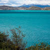 Heading along the shore of Lago Pehoé, expect to see the most beautifully colored, teal water of your entire life.