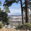 Lake Cuyamaca looks utterly gorgeous from the flank of Cuyamaca Peak.