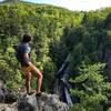 Take a breather at the South Harper Falls Overlook and truly enjoy the falls' majesty.