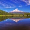 From its dam, Trillium Lake has an iconic view of Mt. Hood and its reflection. Photo by Gene Blick.