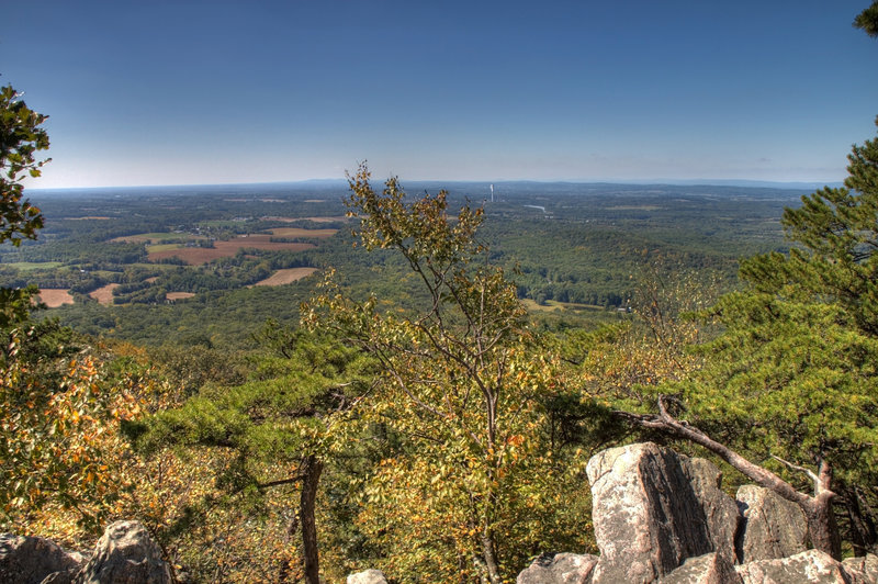 The summit of Sugarloaf Mountain offers spectacular views of rural