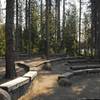 Trillium Lake Amphitheater is a nice place to stop for a snack. Photo by USFS.