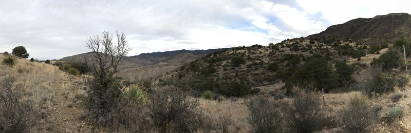 Looking northeast toward Purgatory Canyon. Taken from the junction just ...