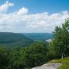The Rampo-Dunderberg Trail offers beautiful views toward Bear Mountain and the Hudson River.
