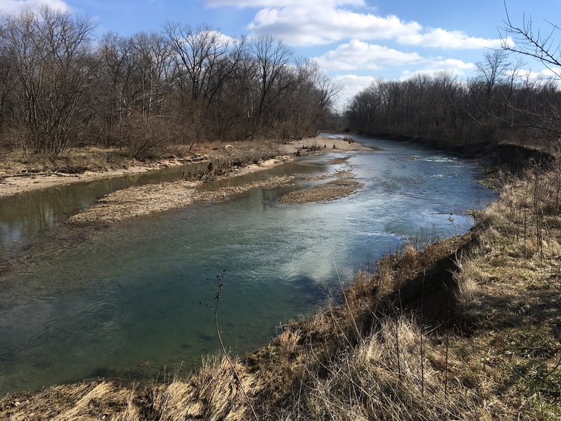 Enjoy this view of Twin Creek along the Orange Trail.