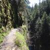 Navigate these tight cliffs on the way to Punchbowl Falls.