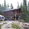 Come experience the super-cozy Plain of Six Glaciers Tea House in Banff National Park.