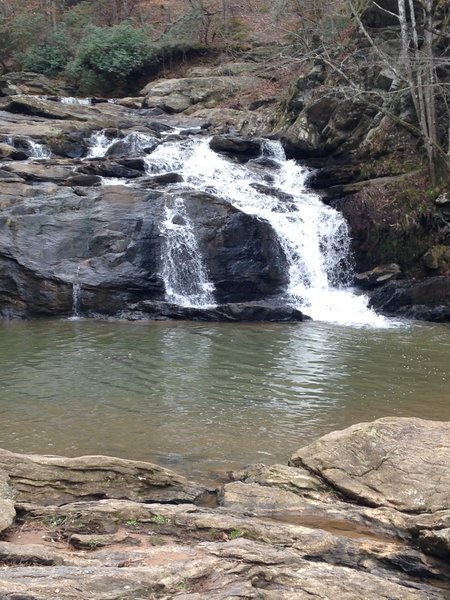 The small falls at Cochran Mill Park are quite scenic.