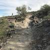 Navigate the occasional rock staircase along the Mormon Trail.