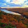 Enjoy beautiful fall colors at Lake of the Clouds.