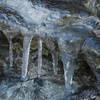 Rare for Joshua Tree, ice columns formed off the Westview Trail along the nearby wash.