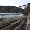 Enjoy easy beach access from Deception Pass State Park.