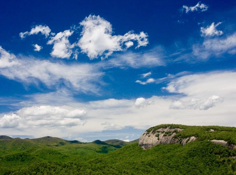 Enjoy expansive views across the valley to Looking Glass Rock.
