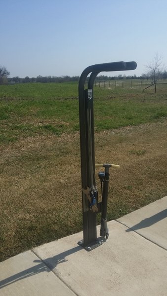 If you road your bike to the trailhead, a bike stand with repair tools awaits for those that need to make any adjustments before heading home.