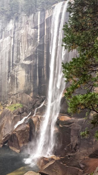Vernal Falls is a must see in Yosemite Valley.