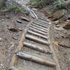 Some portions of the Alum Cave Trail have stairs.