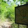 Great signs make navigating easy in the Big Thicket National Preserve.