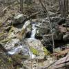 Cedar Run Falls is a pleasant companion along this section of the Cedar Run Trail.