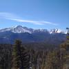 Enjoy an excellent view of Pikes Peak from the summit of Cascade Mountain.