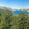 Emigrant Lake is a beautiful sight from the Huckleberry Trail.