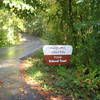 The sign for Hardtimes Trailhead located off of Wesley Branch Road.