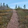 Picture of the rocky path up Mt. Baldy.