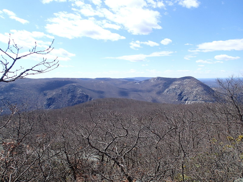 The view west from the summit of Taurus Mountain (Bull Hill).