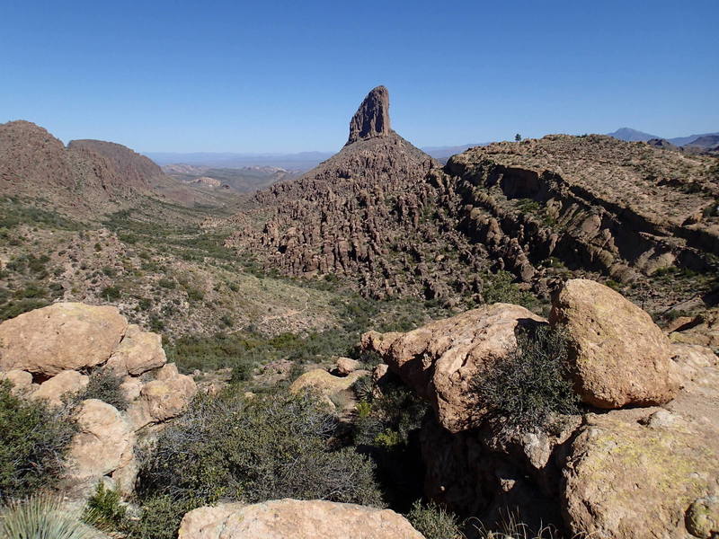 Weavers Needle is a stunning feat of geology.