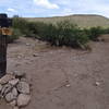 The Second Water Trail - Black Mesa Trail junction is well marked by signage.