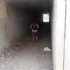 A concrete tunnel takes you underneath Colima Road to rejoin the trail.