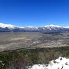 Mt. Princeton and Mt. Yale can be seen from the top of Midland Hill.